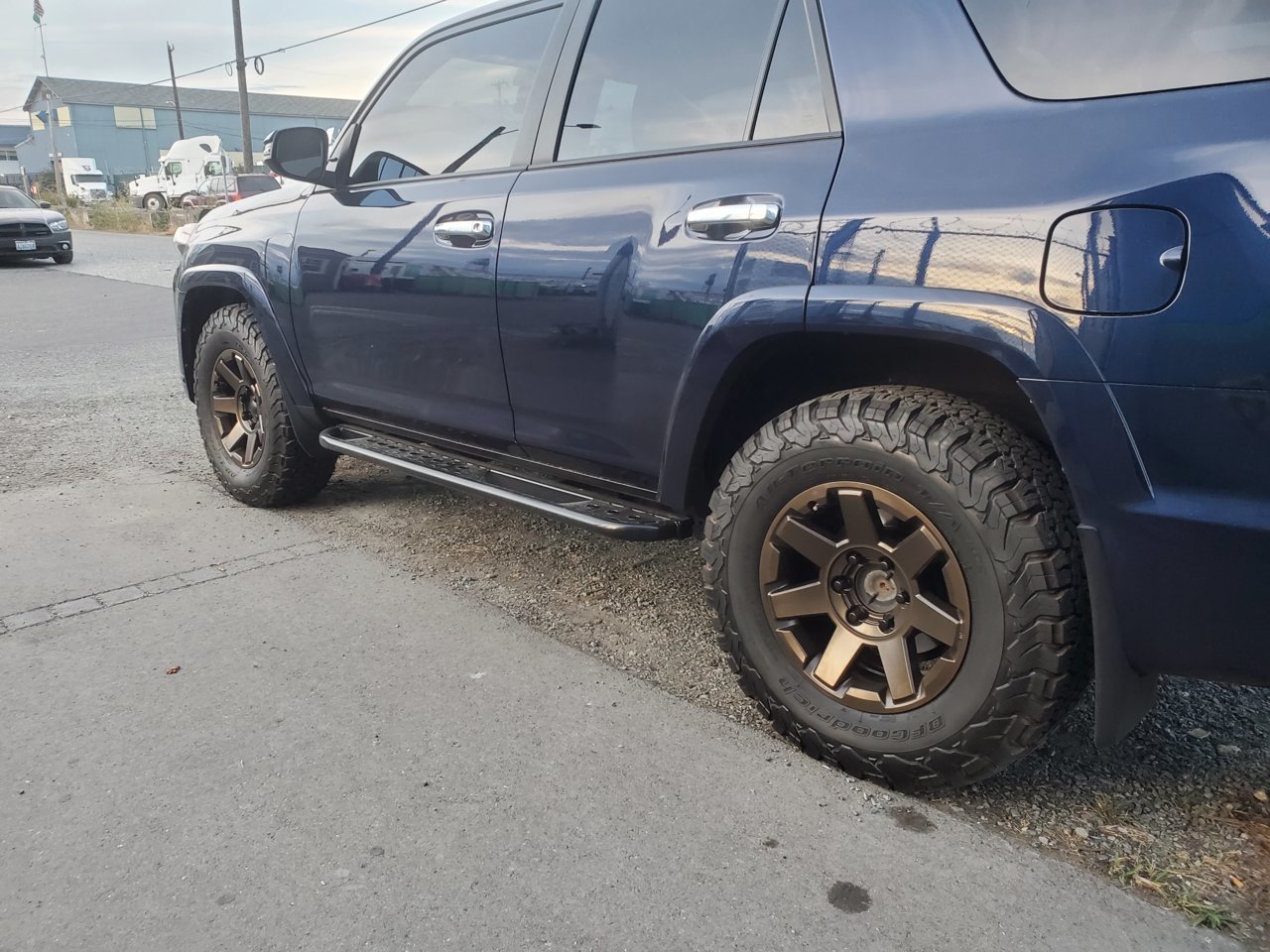 Got my TRD offroad wheelsback from the powder coater | Toyota