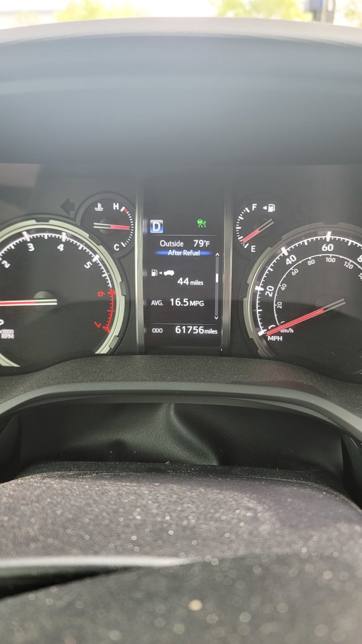 No low fuel warning light?  Toyota 4Runner Forum []