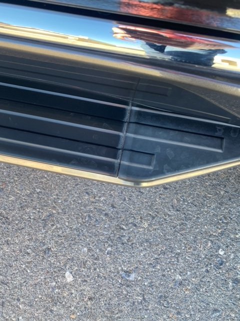 Why the running boards top plastic is moving