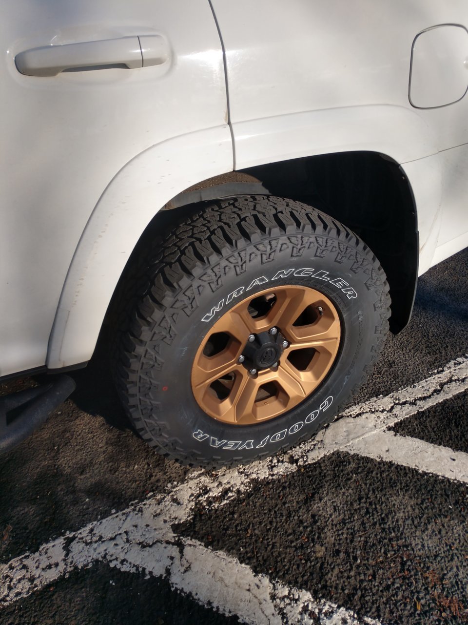 Ordered a new set of tires; Goodyear Wrangler Ultra Terrain AT. | Toyota  4Runner Forum []