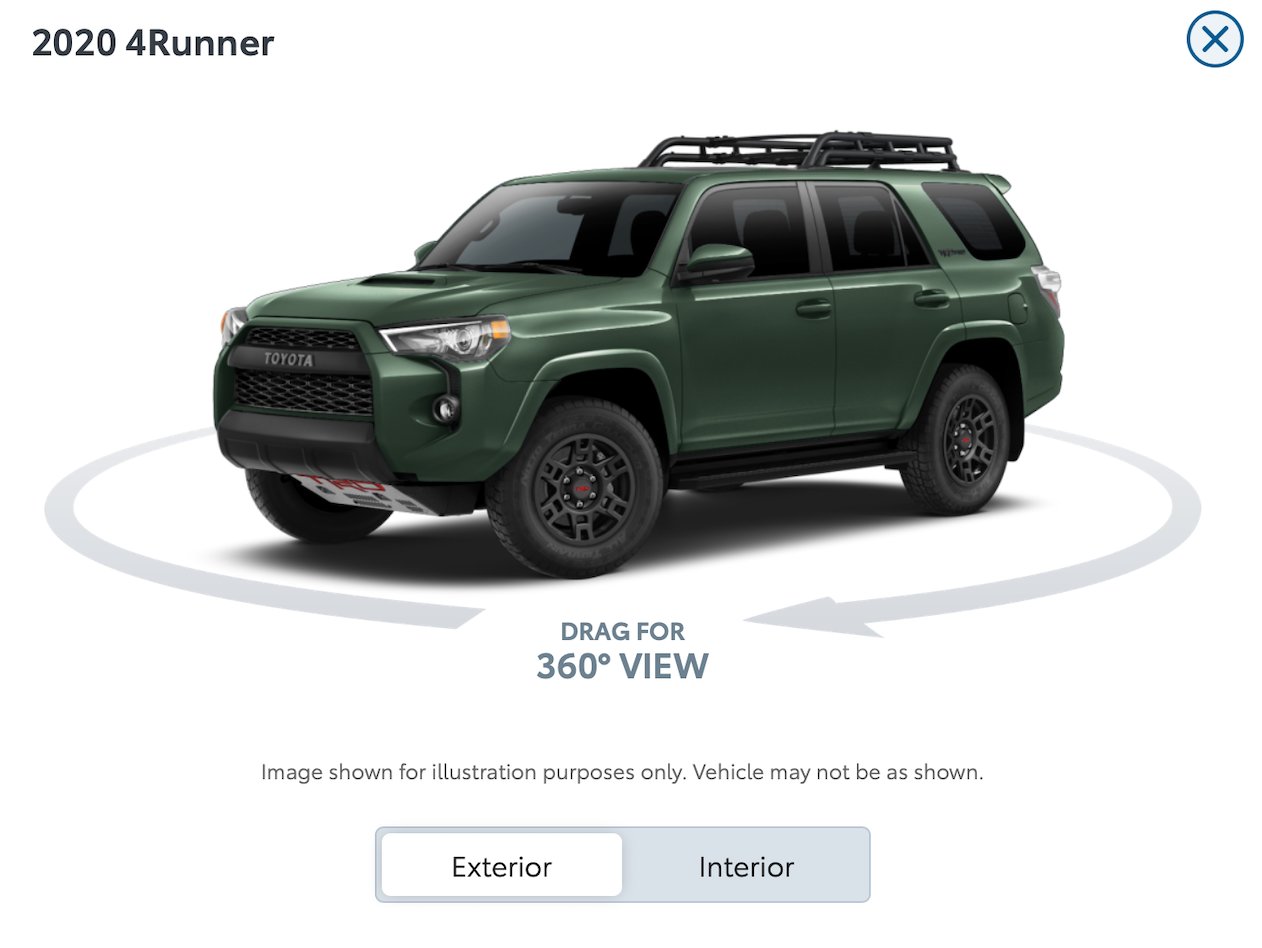 2020 Trd Pro 4runner Build Link Up In Toyota Canada Toyota
