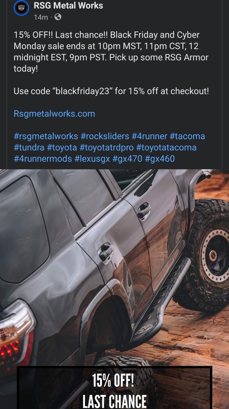 Black Friday 2023 Deals  Toyota 4Runner Forum []