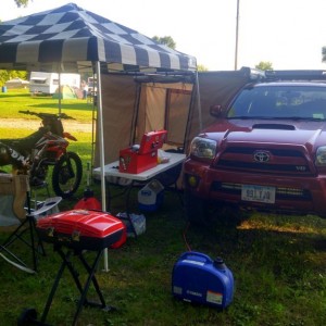 Racing/camping this weekend