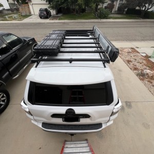 Apache 9800 Rifle Case on a Sherpa Crestone Roof Rack