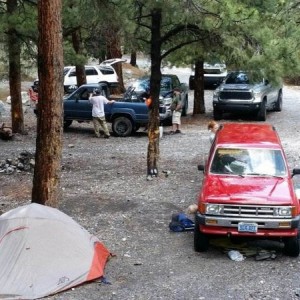 Toyotas everywhere! Carpenters canyon. Seen another 1st get 4runner up there camping.