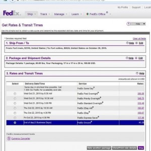 FedExGround 1x 17x17x20#60 Box