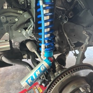 Of course it's more of a pain than it needs to be. No threads in the frame for one of the resi mounts and the tie rod end would break loose.