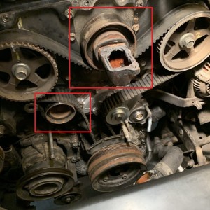 Timing Belt with new Water pump