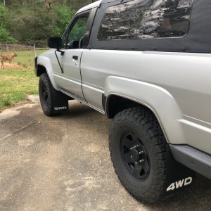 3/30/19 Restored the mud flaps