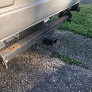 4/24/19 Repainting Trailer Hitch