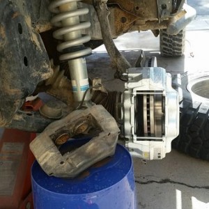 Tundra brake upgrade on my 3rd gen :) Can't wait to stop!