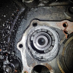 The busted bearing