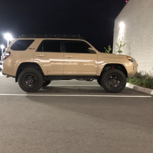 2016 TRD Pro Quicksand Toytec preload spacer lift sagged C4 Fab Gobi Leveled 2