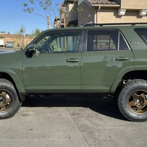 2022 Army Green with Bronze Wheels